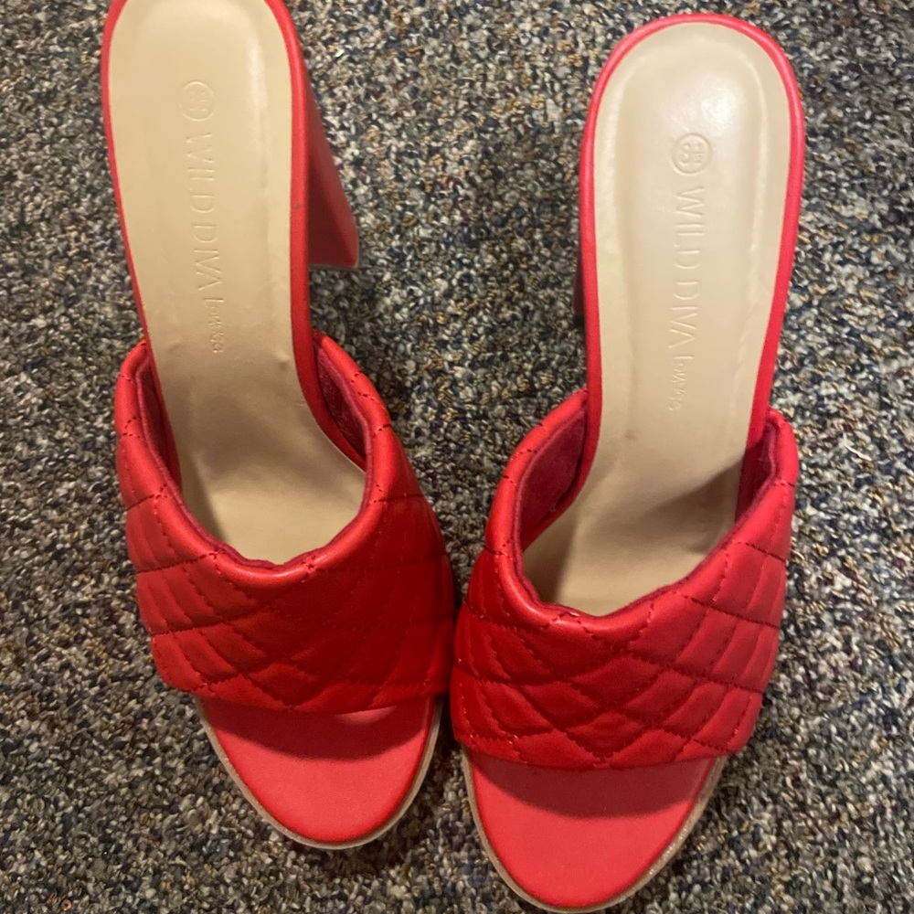 Brand new red heels